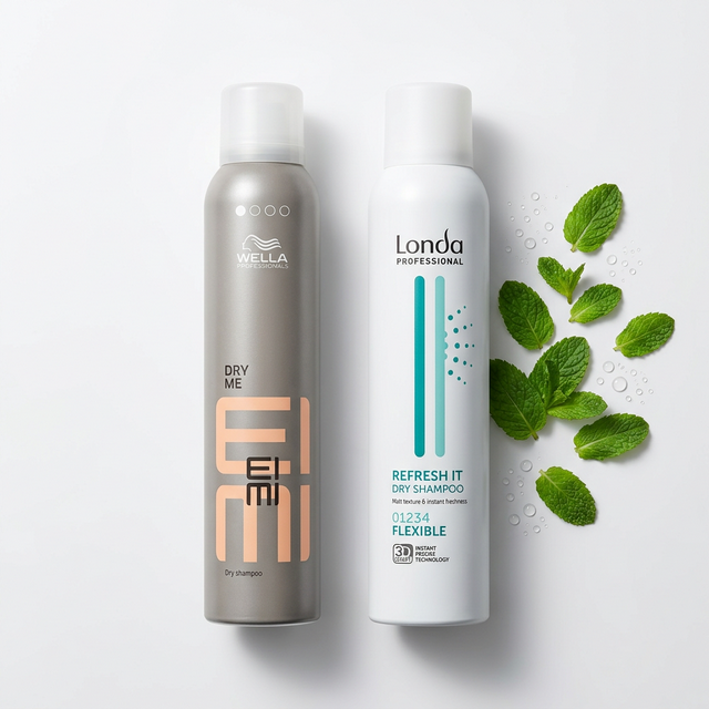 Сухие шампуни Wella и Londa