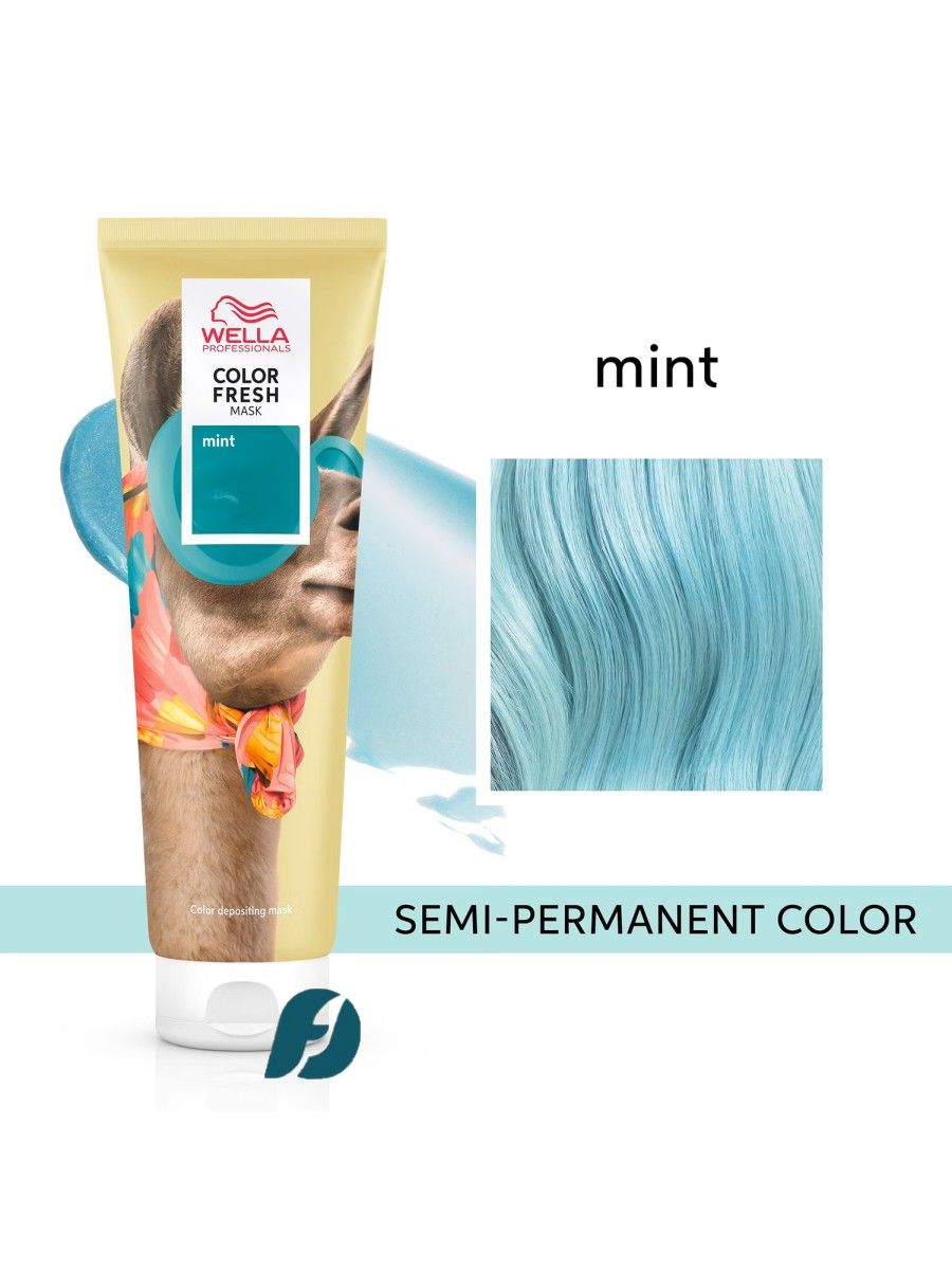 Wella Professionals Color Fresh Оттеночная маска для волос - Мятный, 150 мл
