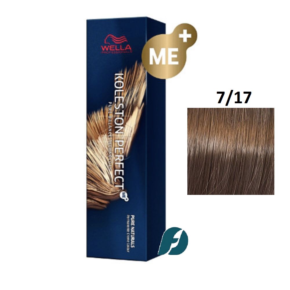 Wella Professionals Koleston Perfect ME+ 7/17 Краска для волос - Кедровый мистраль, 60мл