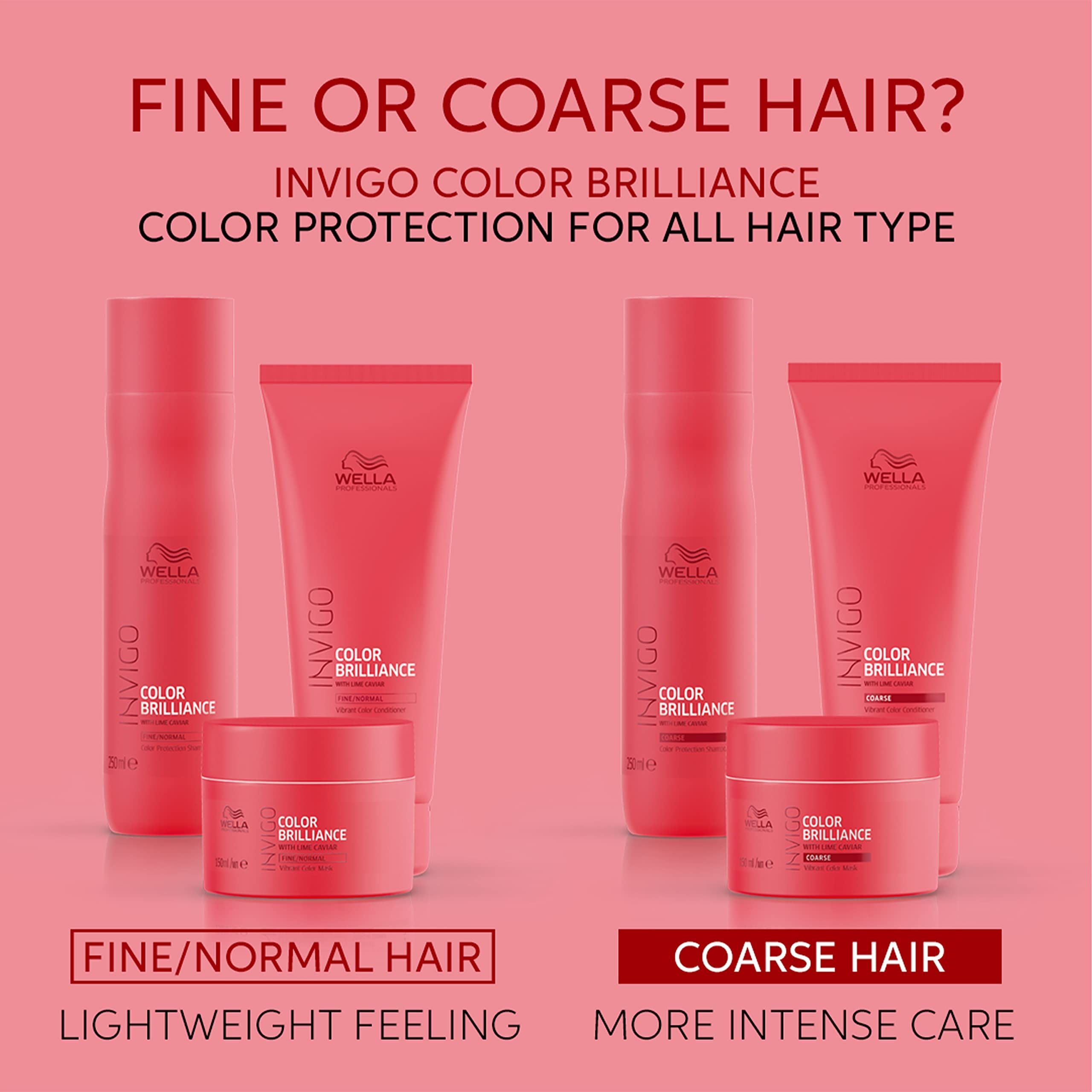 Wella Professionals Invigo Color Brilliance COARSE Шампунь для окрашенных жестких волос, 1000 мл