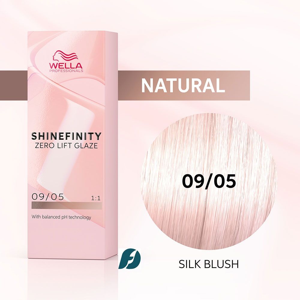 Wella Professionals Shinefinity 09/05 Гель-крем краска - Нежный румянец, 60 мл