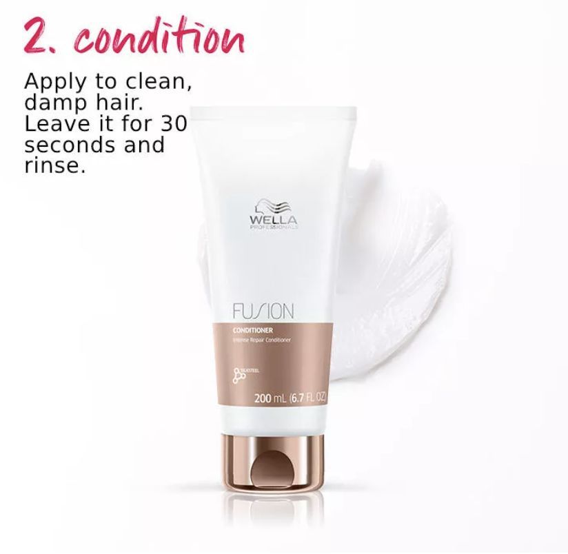 Wella Professionals Fusion Бальзам-кондиционер для интенсивного восстановления волос, 200мл