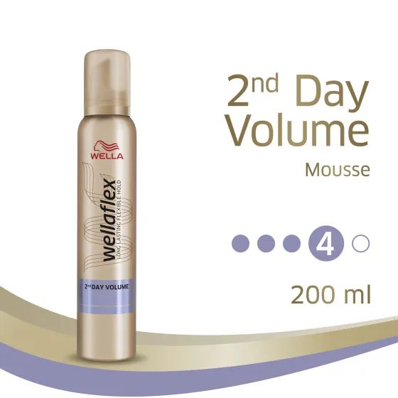 Wella WELLAFLEX Мусс для волос объем до 2-х дней сверхсильная фиксация, 200 мл