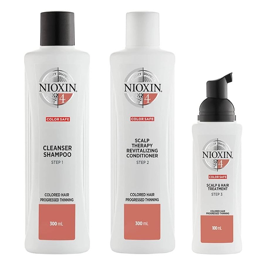 NIOXIN SYSTEM 4 Набор для окрашенных истонченных волос, 300мл+300мл+100мл