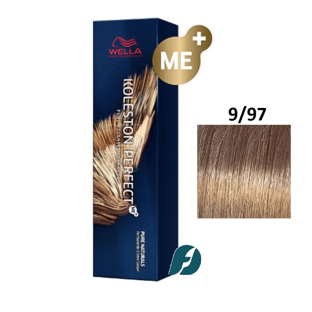 Wella Professionals Koleston Perfect ME+ 9/97 Краска для волос - Очень светлый блонд сандрэ коричневый Айриш крем, 60мл