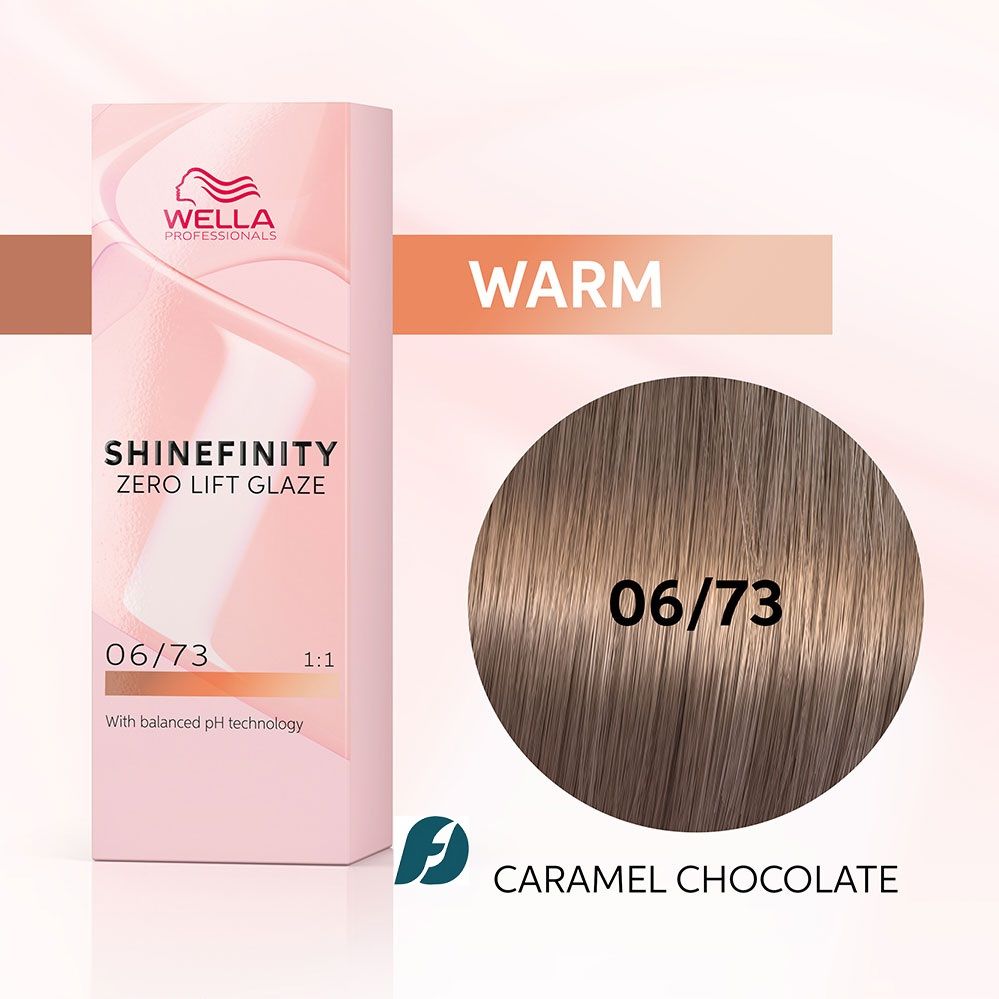 Wella Professionals Shinefinity 06/73 Гель-крем краска - Карамель шоколад, 60 мл
