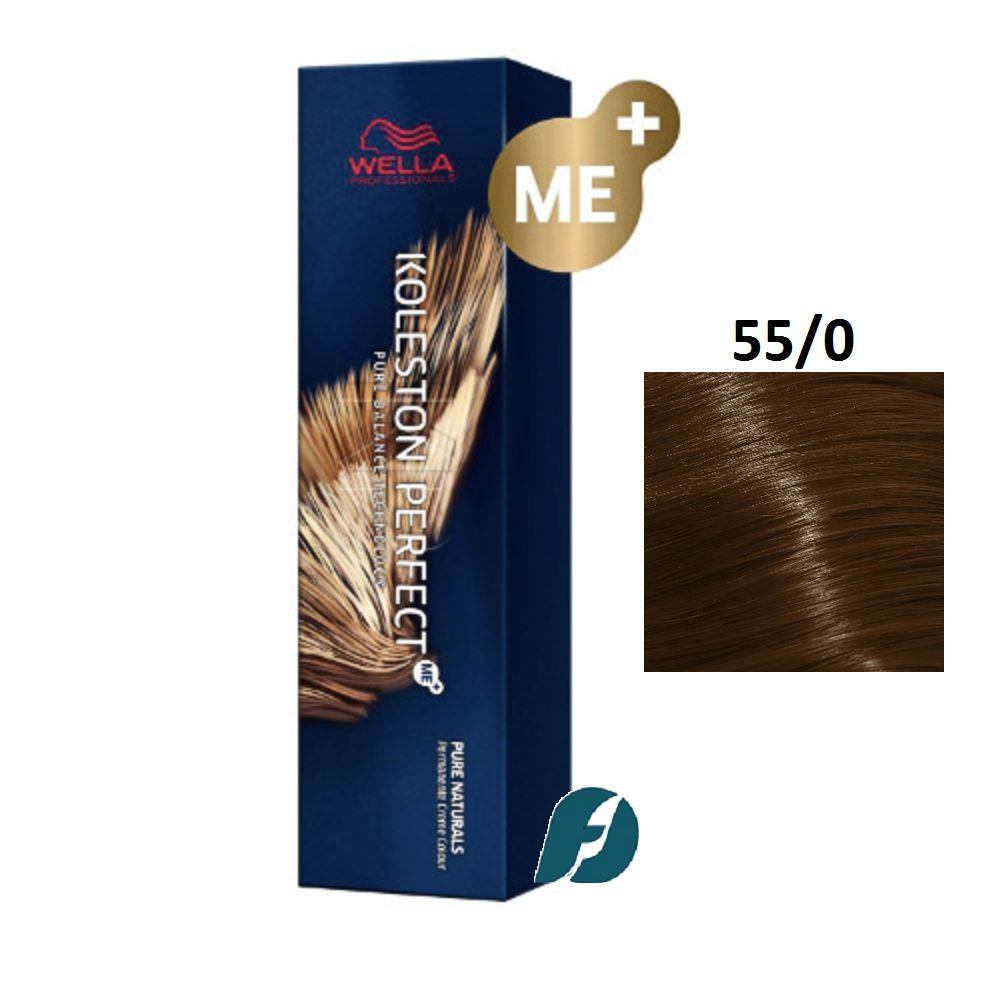 Wella Professionals Koleston Perfect ME+ 55/0 Краска для волос - Светло-коричневый интенсивный натуральный, 60мл