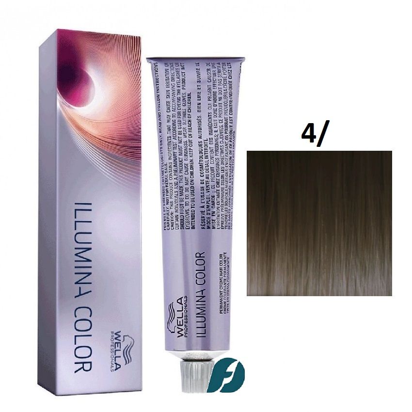 Wella Professionals Illumina Color 4/ Крем-краска для волос - Коричневый, 60мл