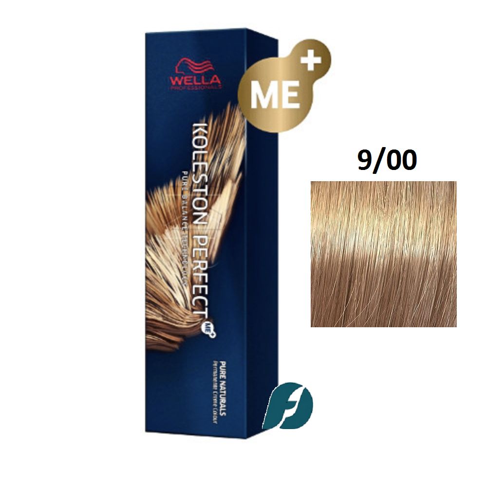 Wella Professionals Koleston Perfect ME+ 9/00 Краска для волос - Очень светлый блонд натуральный интенсивный, 60мл
