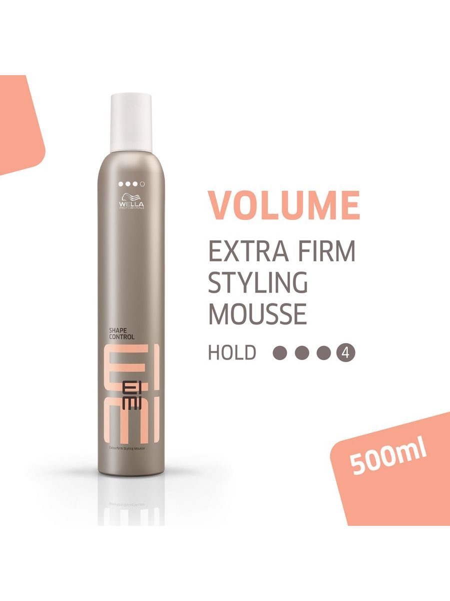 Wella Professionals EIMI Shape Control Пена для укладки волос экстрасильной фиксации, 500 мл