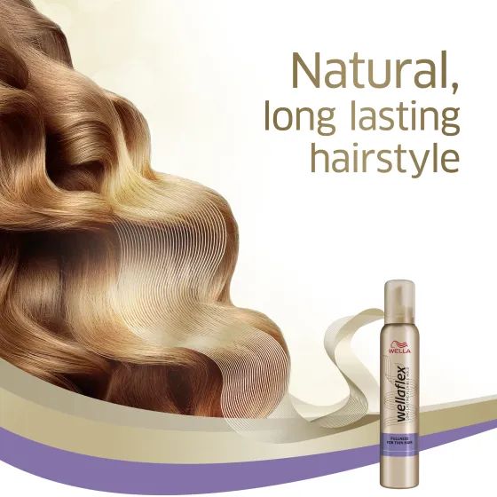 Wella WELLAFLEX FULLNESS Мусс для объема для тонких волос, 200 мл