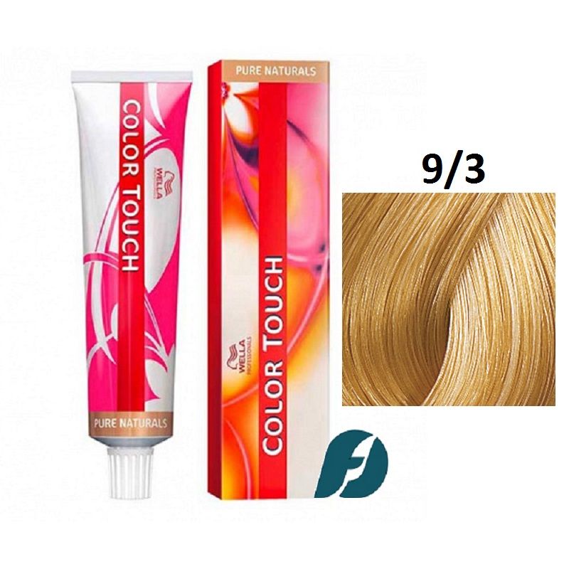 Wella Professionals Color Touch 9/3 интенсивное тонирование для волос - Очень светлый блонд золотистый, 60мл