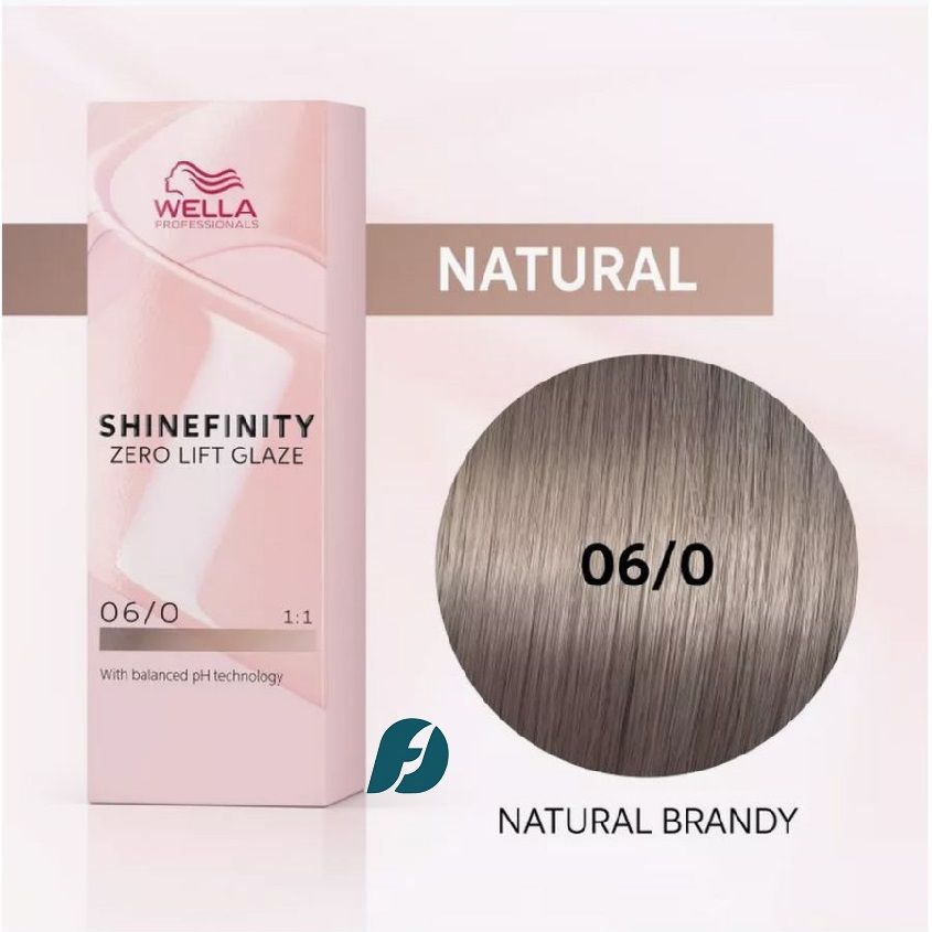 Wella Professionals Shinefinity 06/0 Гель-крем краска - Натуральный бренди, 60 мл