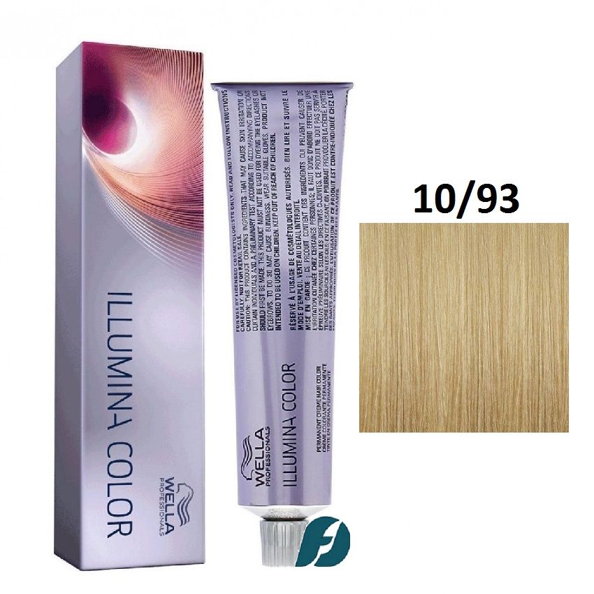 Wella Professionals Illumina Color 10/93 Крем-краска для волос - Яркий блонд золотистый сандре, 60мл