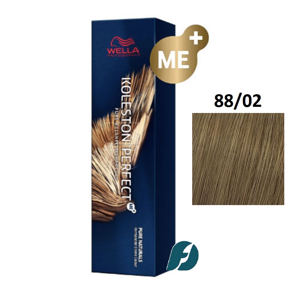 Wella Professionals Koleston Perfect ME+ 88/02 Краска для волос - Светлый блонд интенсивный натуральный матовый, 60мл