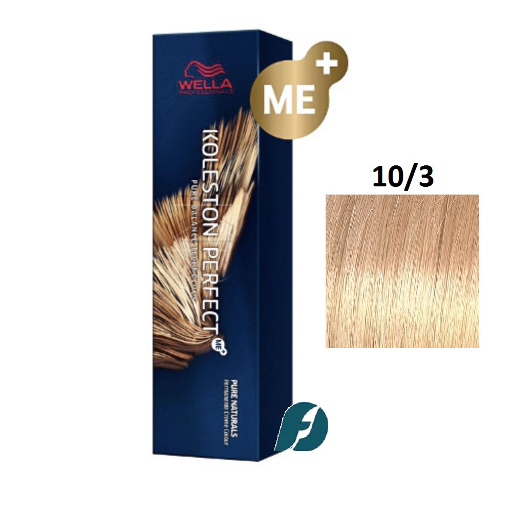 Wella Professionals Koleston Perfect ME+ 10/3 Краска для волос - Шампанское, 60мл
