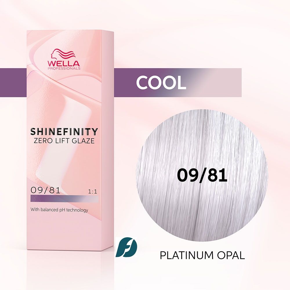 Wella Professionals Shinefinity 09/81 Гель-крем краска - Платиновый опал, 60 мл