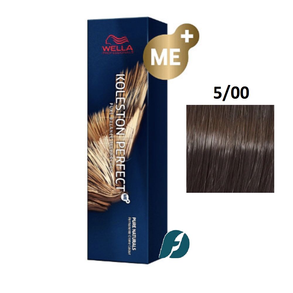 Wella Professionals Koleston Perfect ME+ 5/00 Краска для волос - Светло-коричневый натуральный интенсивный, 60мл