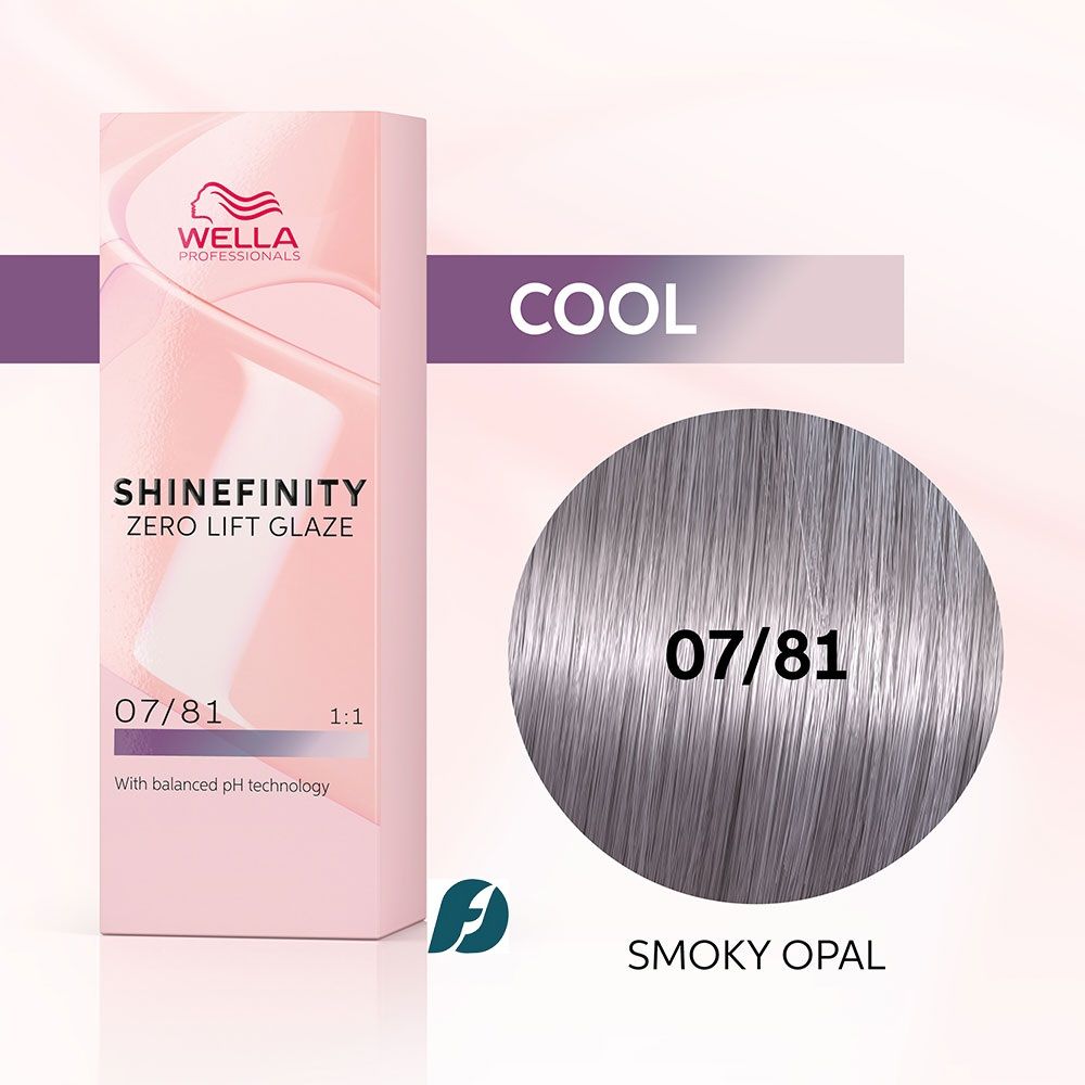 Wella Professionals Shinefinity 07/81 Гель-крем краска - Дымчатый опал, 60 мл