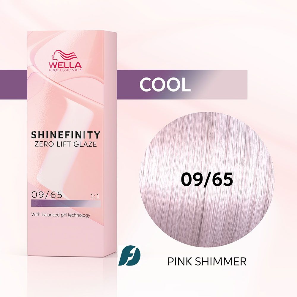 Wella Professionals Shinefinity 09/65 Гель-крем краска - Розовое сияние, 60 мл