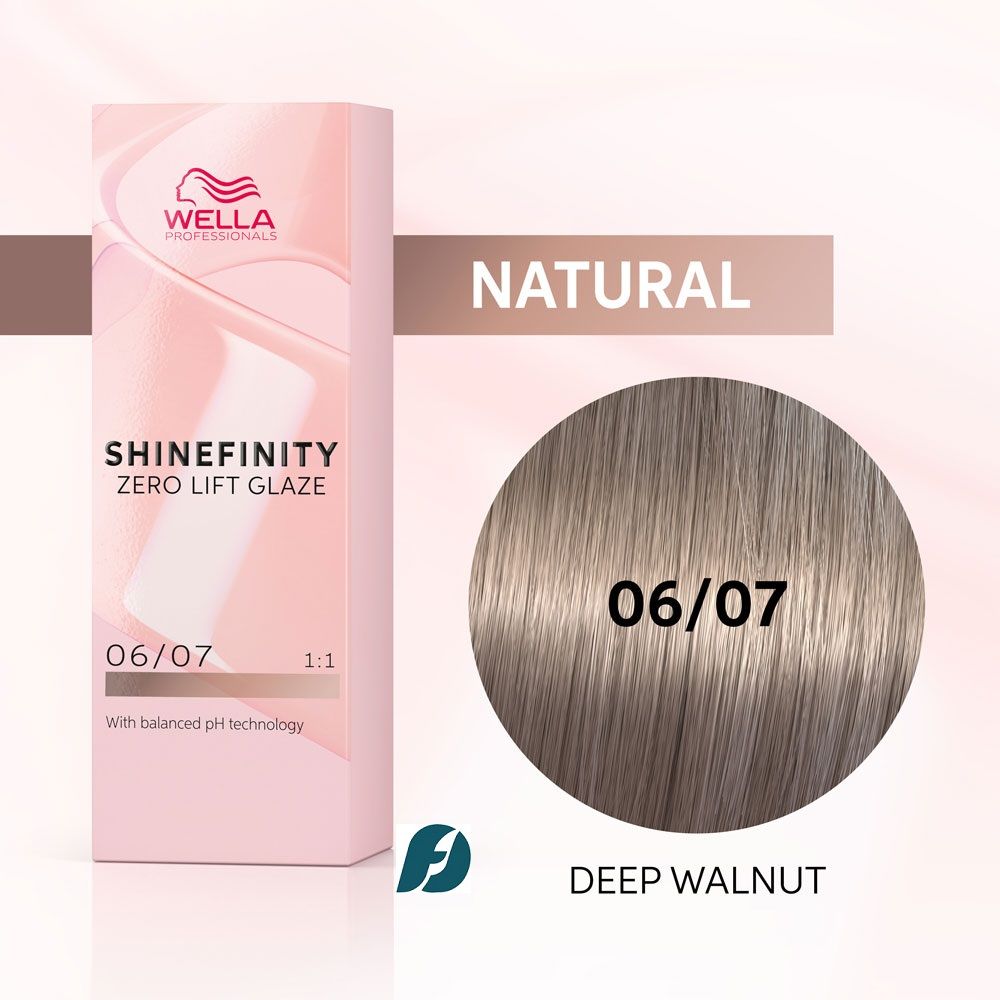 Wella Professionals Shinefinity 06/07 Гель-крем краска - Грецкий орех, 60 мл