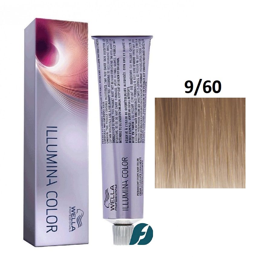 Wella Professionals Illumina Color 9/60 Крем-краска для волос - Очень светлый блонд фиолетовый натуральный, 60мл