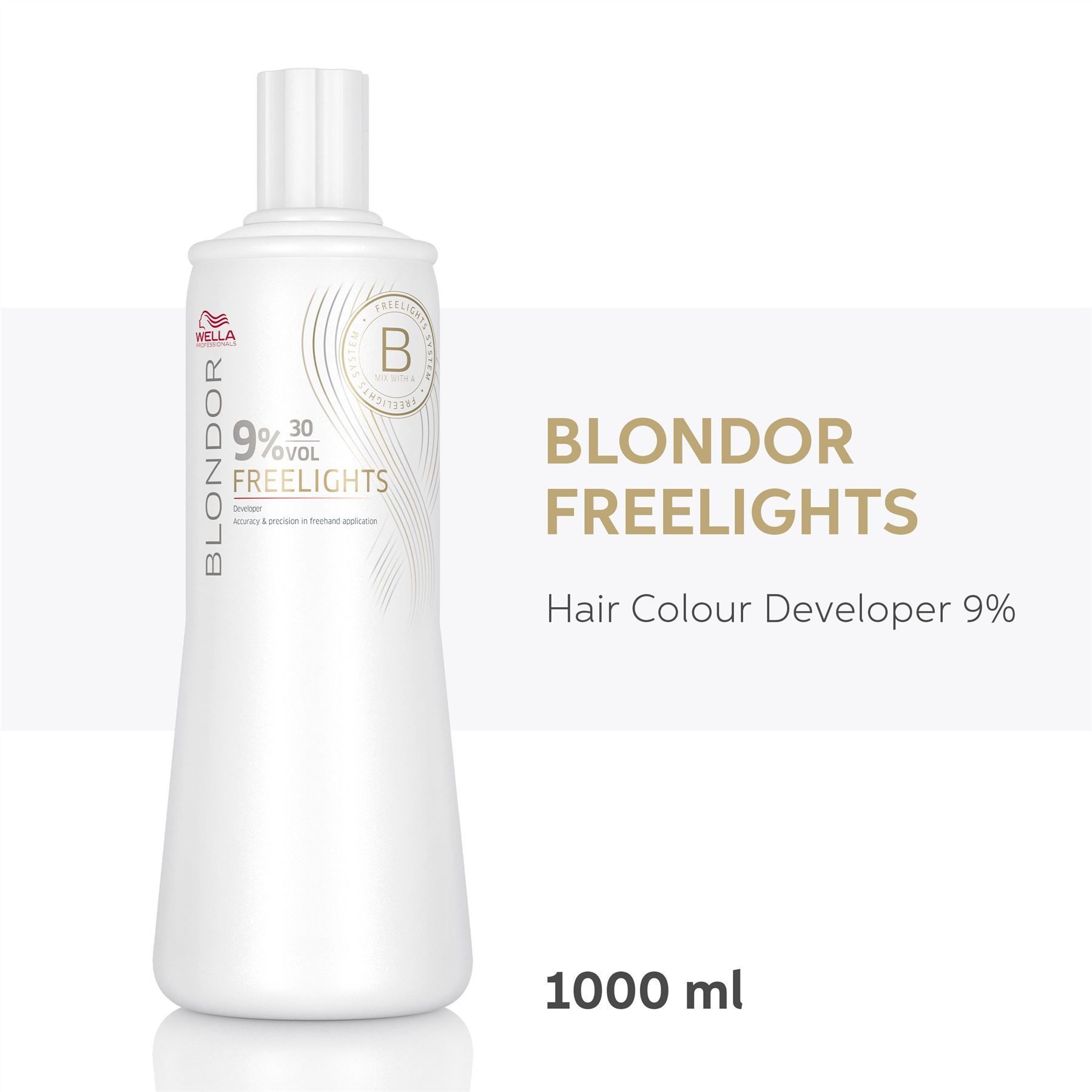 Wella Professionals Blondor Freelights 9% Окислитель, 1000 мл