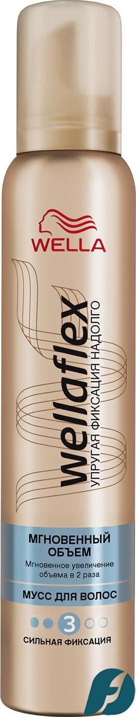 Wella WELLAFLEX Instant Volume Мусс для волос для мгновенного объема, 200 мл