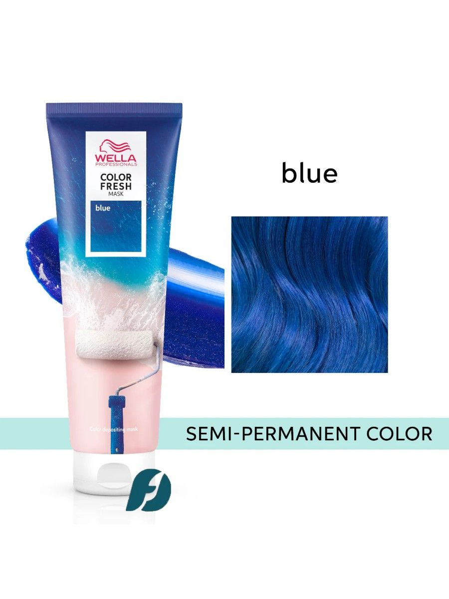 Wella Professionals Color Fresh Оттеночная маска для волос - Синий, 150 мл