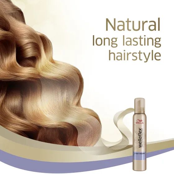 Wella WELLAFLEX Мусс для волос объем до 2-х дней сверхсильная фиксация, 200 мл
