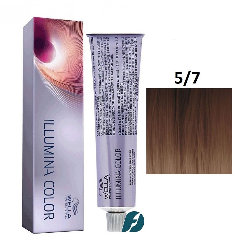 Wella Professionals Illumina Color 5/7 Крем-краска для волос - Светло-коричневый, 60мл