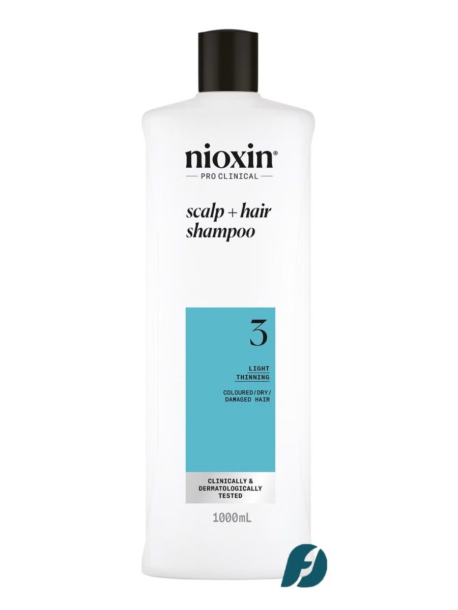 NIOXIN SYSTEM 3 Очищающий шампунь, 1000 мл