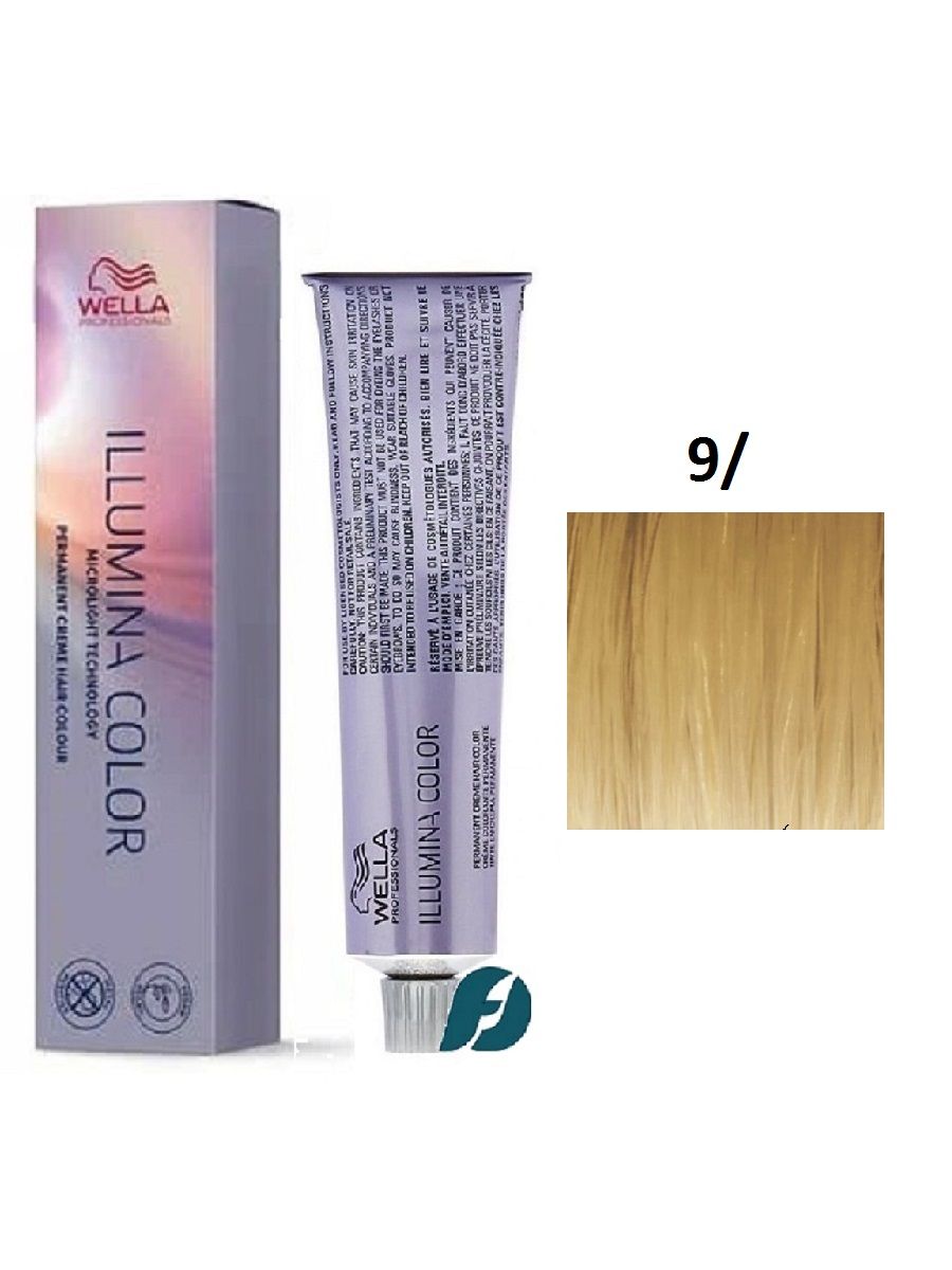Wella Professionals Illumina Color 9/ Крем-краска для волос - Очень светлый блонд, 60мл