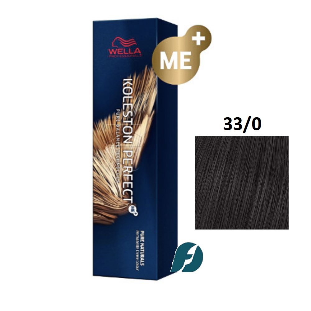 Wella Professionals Koleston Perfect ME+ 33/0 Краска для волос - Темно-коричневый интенсивный натуральный, 60мл