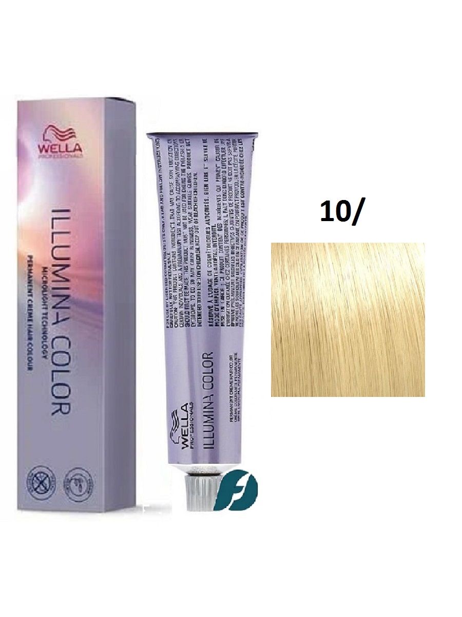 Wella Professionals Illumina Color 10/ Крем-краска для волос - Яркий блонд, 60мл