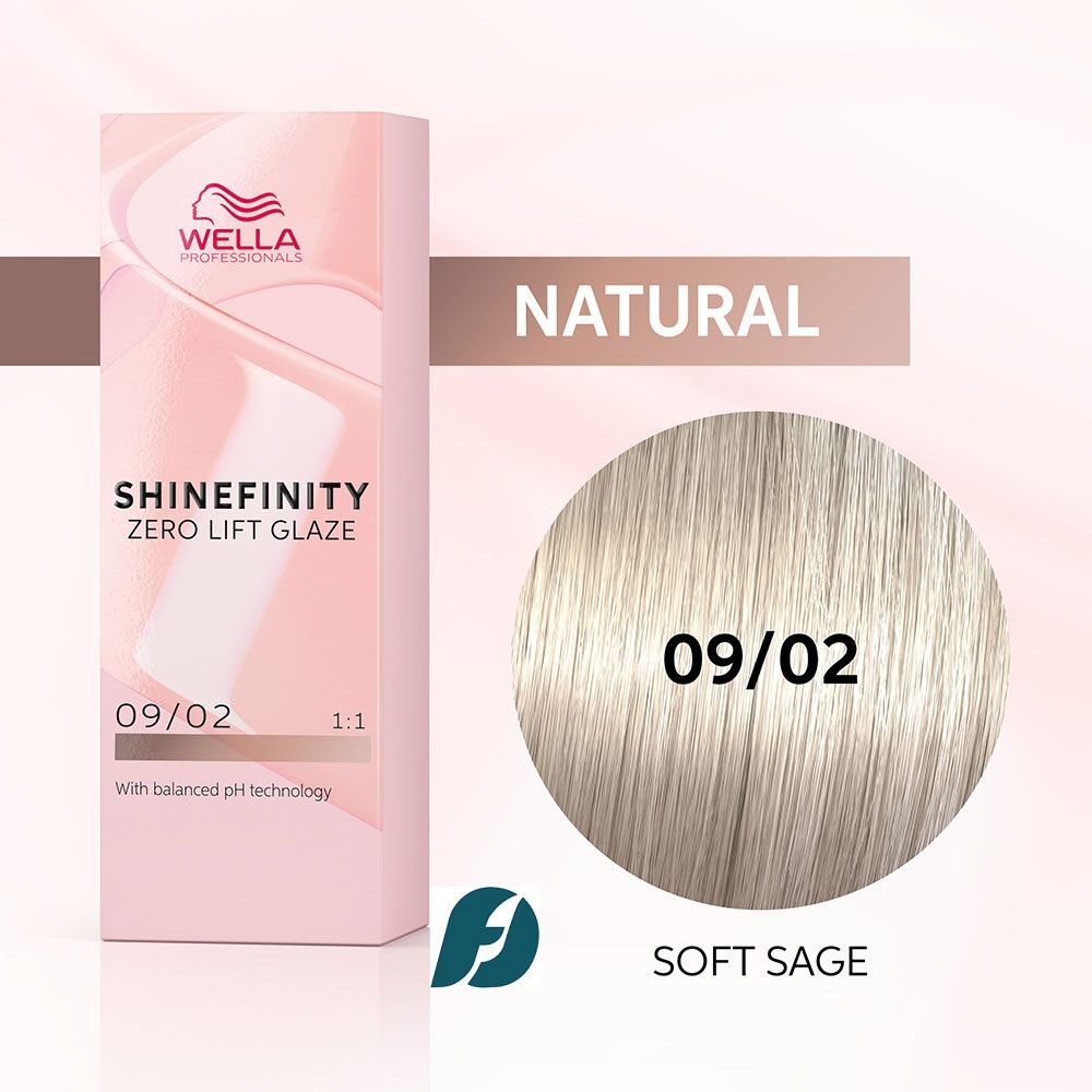 Wella Professionals Shinefinity 09/02 Гель-крем краска - Пустынный шалфей, 60 мл