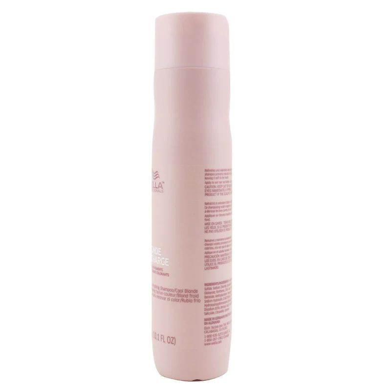 Wella Professionals Invigo Blonde Recharge Шампунь-нейтрализатор желтизны для холодных светлых оттенков, 250мл