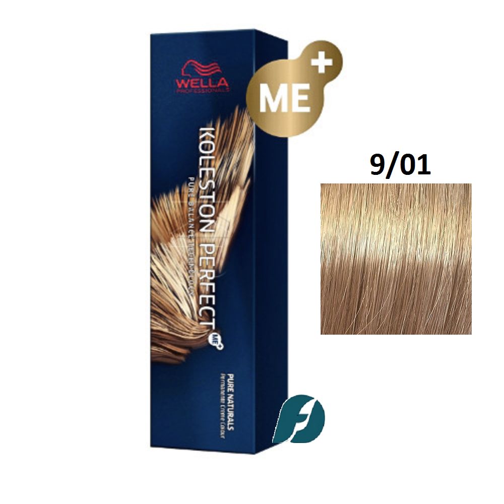 Wella Professionals Koleston Perfect ME+ 9/01 Краска для волос - Орех пекан, 60мл