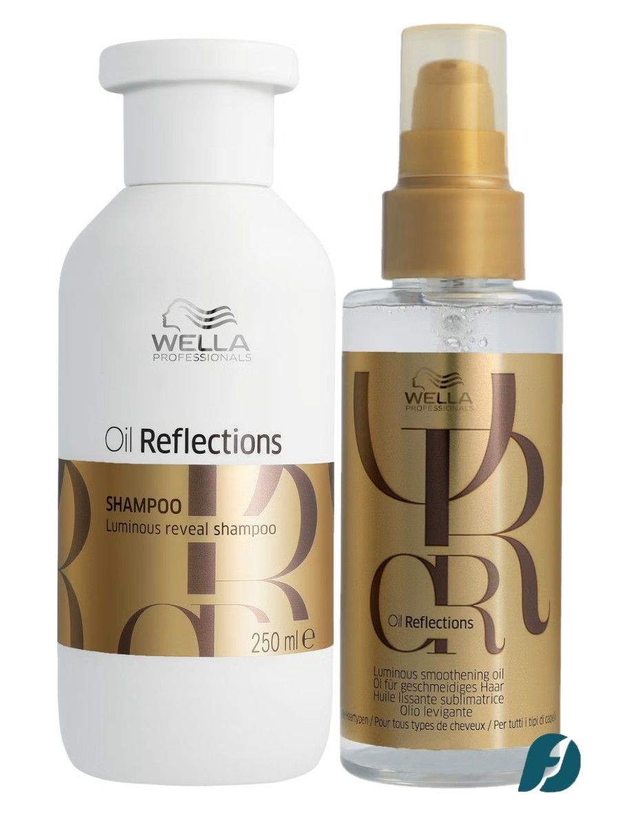 Wella Professionals Oil Reflections Набор для интенсивного блеска волос, 250мл + 100мл