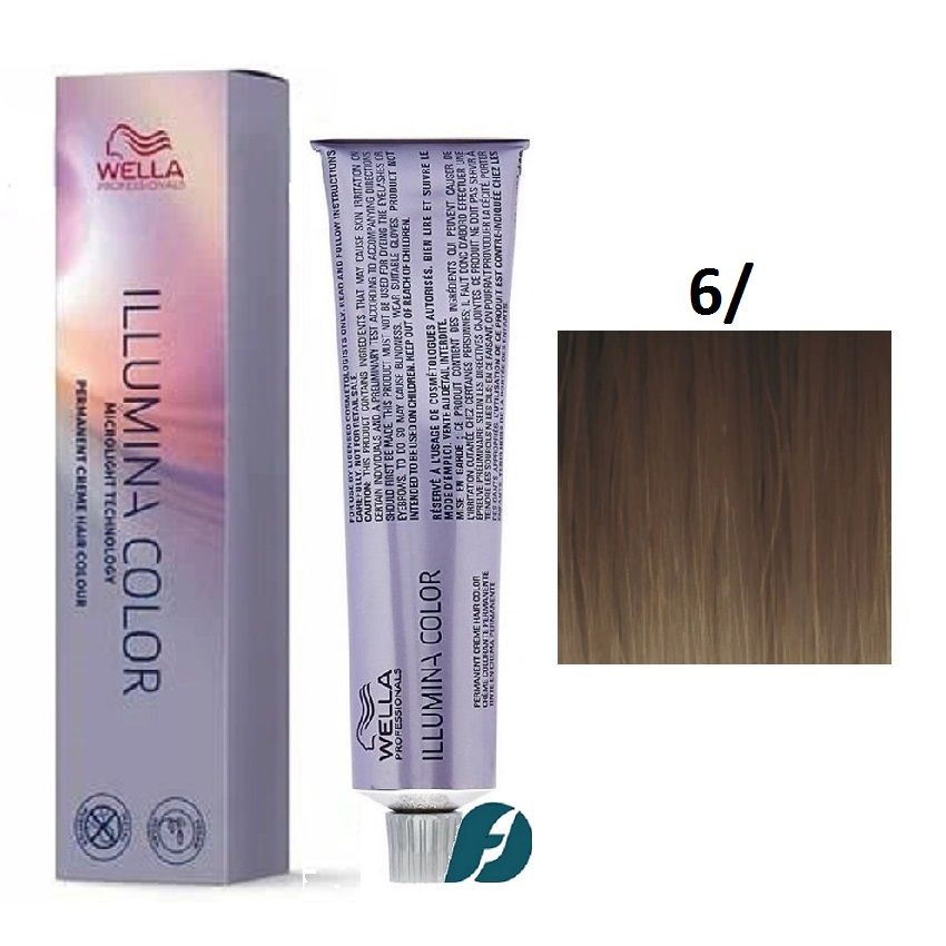 Wella Professionals Illumina Color 6/ Крем-краска для волос - Темный блонд, 60мл