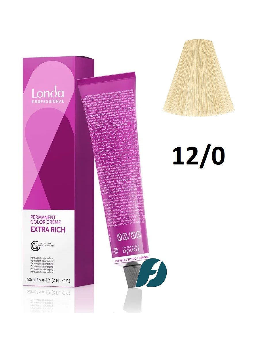 Londa Professional Permanent Color 12/0 Стойкая крем-краска для волос - Специальный блонд, 60 мл