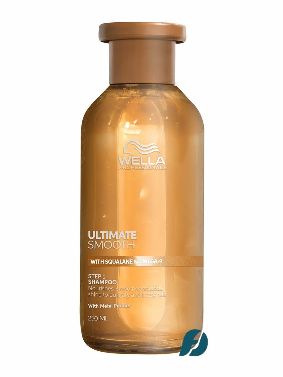 Wella Professionals ULTIMATE SMOOTH Шампунь для тусклых, сухих и вьющихся волос, 250 мл