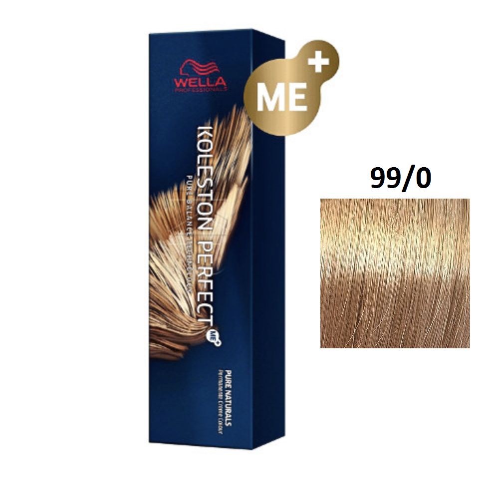 Wella Professionals Koleston Perfect ME+ 99/0 Краска для волос - Очень светлый блонд интенсивный натуральный, 60мл