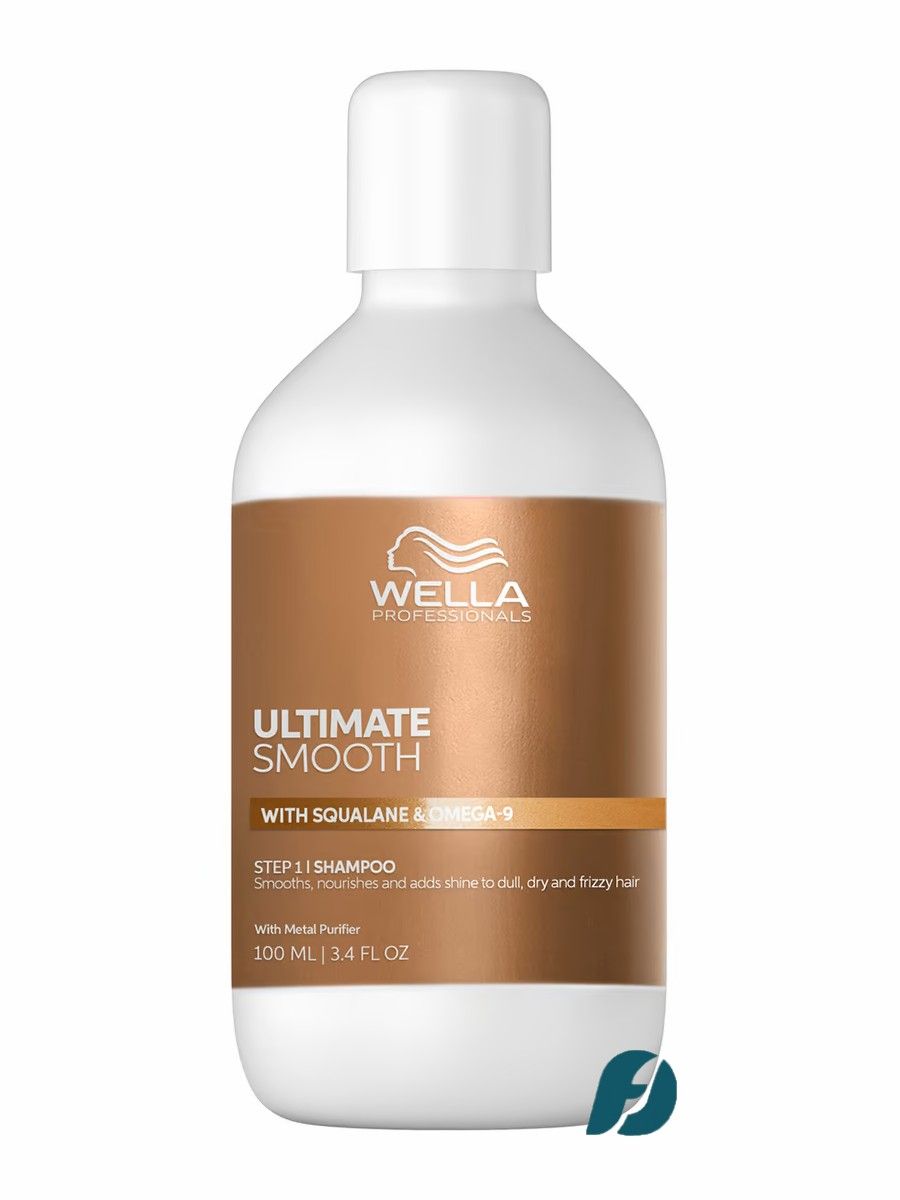 Wella Professionals ULTIMATE SMOOTH Шампунь для тусклых, сухих и вьющихся волос, 100 мл