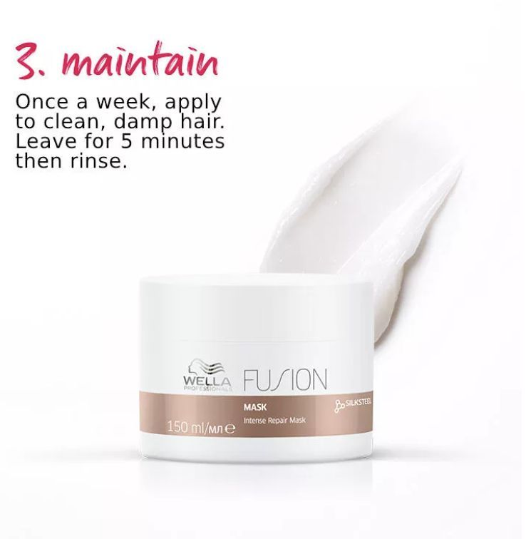 Wella Professionals Fusion Бальзам-кондиционер для интенсивного восстановления волос, 200мл